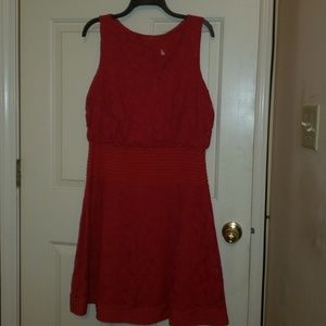 Red cocktail dress